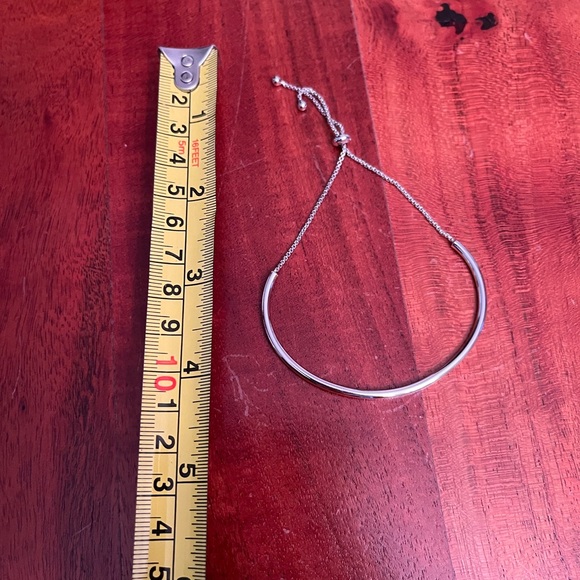 new without tags sterling forever adjustable bangle bracelet - Picture 4 of 4